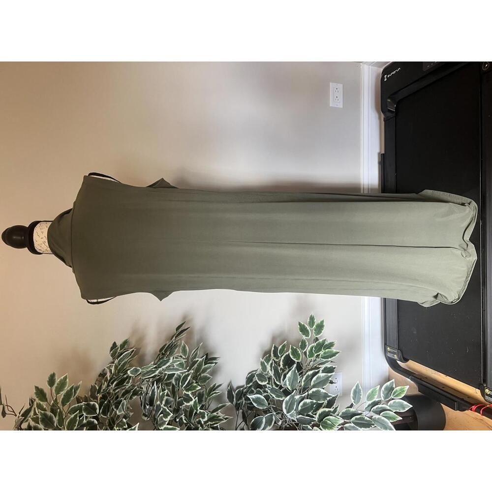 Chico's Sleeveless Olive Green Maxi Dress Size 2 (aka Large/12) - Picture 5 of 7